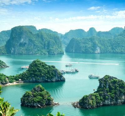 Hanoi – Ha Long Bay Overnight on Board – Danang – Bana Hill